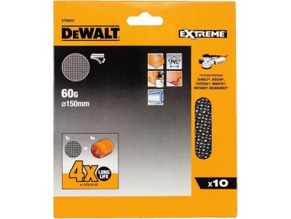 Sieťovina brúsna o125mm P320 suchý zips 5ks DWE6423/DCW210/D26453 DEWALT DTM8562