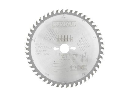 Pílový kotúč EXTREME 250/30 50z DEWALT DT4345