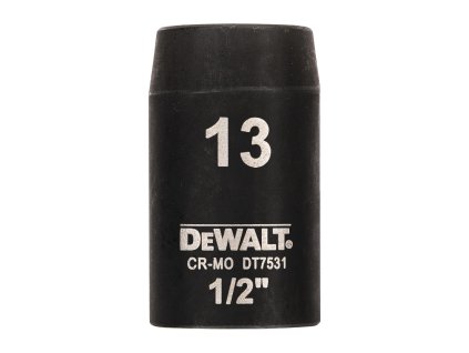 Hlavica nástrčková 13x38mm 1/2" krátka Extreme® (Orech) DEWALT DT7531