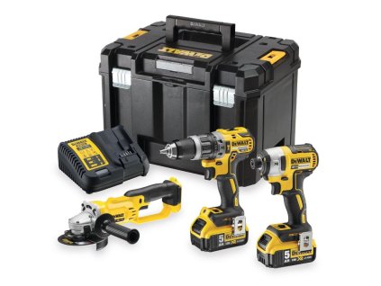 KOMBO SADA 18V 2x5,0Ah (DCD796+DCF887+DCG412) TStak IV DEWALT DCK383P2T