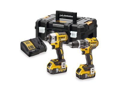 KOMBO SADA 18V 2x5,0Ah (DCD796+DCF887) Tstak II DEWALT