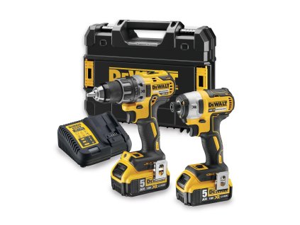 KOMBO SADA 18V 2x5,0Ah (DCD791+DCF887) Tstak II DEWALT