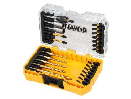Sada 26 dielna skrutkovacích bitov FLEXTORQ a vrtákov do kovu, bity 25 mm DEWALT DT70735T