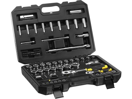 Sada račne a hlavíc 72 dielna 1/4" a 1/2" FatMax® 6 hranné hlavice kufrík STANLEY