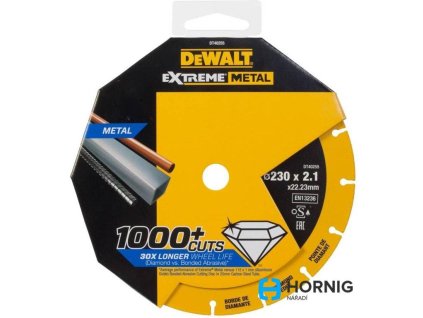 Kotúč rezný diamantový na kov 150x1,3mm EXTREME DEWALT DT40253