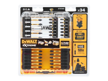 SADA BITOV 34 DIELNA FLEXTORQ (Ph1,Ph2,Pz1,Pz2,Pz3) DEWALT DT70746T
