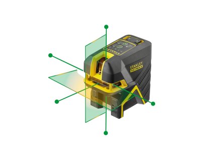 Laser s projekciou kríža FatMax® 5bodový - zelený lúč STANLEY FMHT77598-1