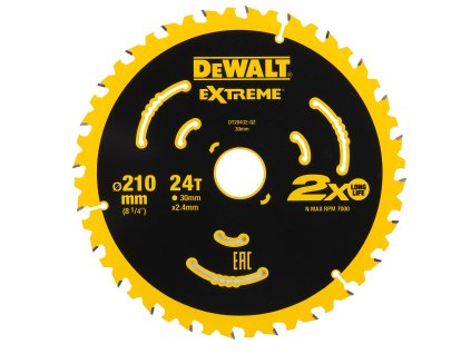 KOTÚČ PÍLOVÝ 210x30 MM 24Z DEWALT DT20432
