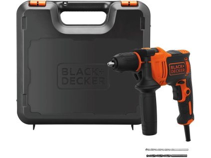 VŔTAČKA PRÍKLEPOVÁ 550W V KUFRÍKU Black and Decker BEH550K
