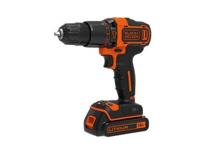 Vŕtačka príklepová 18V 1,5Ah Li-Ion Black and Decker BDCHD18K