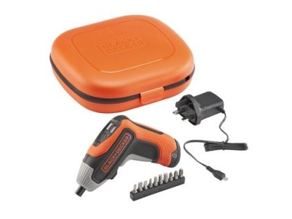 SKRUTKOVAČ AKU, 3,6 V, Li-Ion, + PRISLUSENSTVO Black and Decker BCF611CK