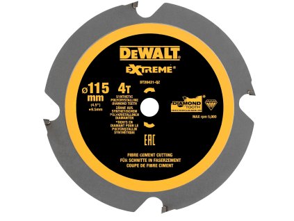 Kotúč pílový na drevovláknité 115x1,4x9,5mm 4Z EXTREME pre DCS571 DEWALT DT20421