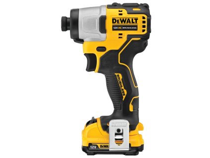Uťahovač rázový 1/4" 163Nm 12V XR 2x2,0Ah Tstak bezuhlíkový DEWALT DCF801D2