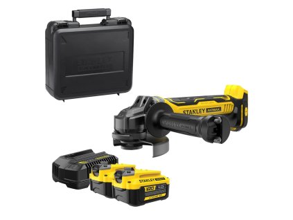 BRÚSKA UHLOVÁ 125mm 20V, 2x4Ah FATMAX SFMCG700M2K