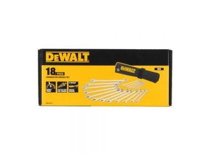 Sada očkoplochých klúčov 18 dielna - 6, 7, 8, 9, 10, 11, 12, 13, 14, 15, 16,17, 18, 19, 20, 21, 22, DEWALT DWMT19237-1