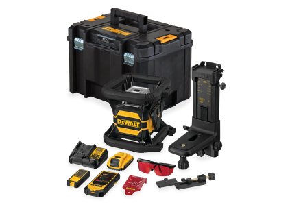 Laser rotačný 360° červený 18V ToolConnect 1x2,0Ah DEWALT DCE080D1RS