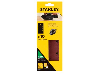 Papier brúsny pre vibračnú brúsku dierovaný 93x230mm P150 10ks FATMAX STA31110