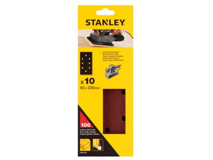 Papier brúsny pre vibračnú brúsku dierovaný 93x230mm P100 10ks FATMAX STA31105