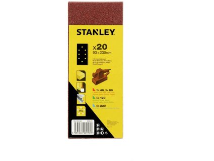 Sada brúsnych papierov, dierované, 20ks FATMAX STA31338