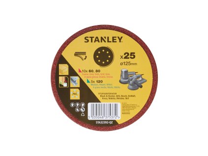 Sada brúsnych papierov pre excentrickú brúsku O 125 mm, 25ks FATMAX STA32392