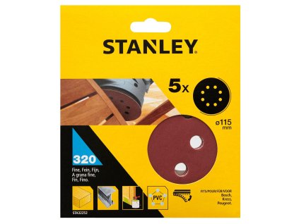 Papier brúsny pre excentrickú brúsku O 115 mm P320, 5ks FATMAX STA32252