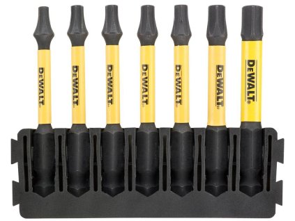 Sada Tough Case - držiak 7ks bitov 57mm + (T15, T20, T25, T30, T40) FLEXTORQ DEWALT