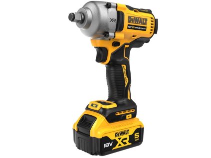 Uťahovač rázový 1/2" poist. krúžok 18V XR 2x5,0Ah bezuhlíkový DEWALT