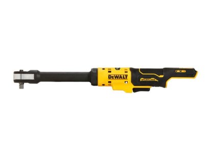 Račňa s otv. hlavou predĺžená 3/8" 81Nm 12V bez AKU bezuhlíková DEWALT DCF503EN