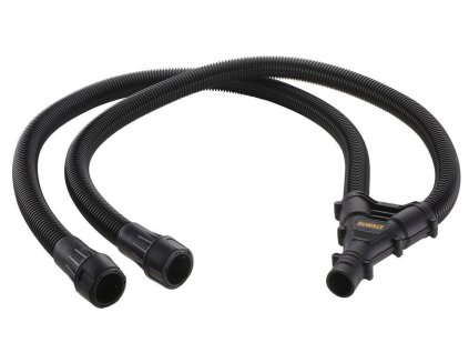 Adaptér rozdeľovací AirLock s 2 hadicami odsávania k stolným pílam DEWALT DWV9470