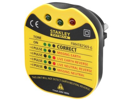 Tester zásuvek EU STANLEY