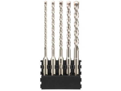 Sada Tough Case - držiak 5ks bitov + vrtáky SDS Plus (5,5, 6, 7, 8, 10mm) DEWALT