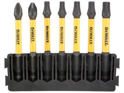 Sada Tough Case - držiak 7ks bitov 57mm + (PH2, PZ2, T20, T25, T30) FLEXTORQ DEWALT DT70820