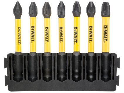 Sada Tough Case - držiak 7ks bitov 57mm + (PH1, PH2, PZ1, PZ2, PZ3) FLEXTORQ DEWALT
