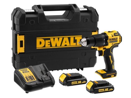Vŕtačka príklepová 26/65Nm 18V XR 2x1,5Ah Tstak bezuhlíková DEWALT DCD709S2T