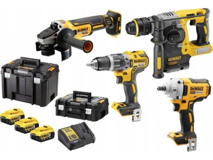 KOMBO SADA 18V 3x5,0Ah (DCH273+DCG405+DCD796+DCF894) Tstak DEWALT