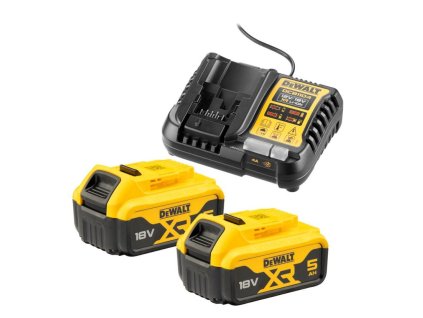 Sada Nabíjačka Slim XR Li-Ion 10,8V, 14,4V a 18V + 2x5,0Ah akumulátor DEWALT DCB1104P2