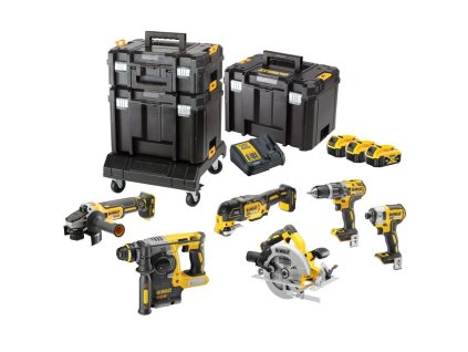 KOMBO SADA 18V 3x5,0Ah (DCH273+DCD796+DCF887+DCS570+DCG405+DCS355) DEWALT DCK685P3T
