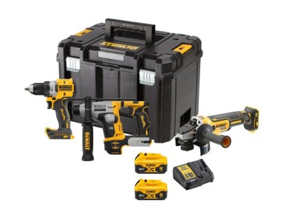 KOMBO SADA 18V 2x5,0Ah (DCH172+DCD800+DCG405) Tstak VI DEWALT