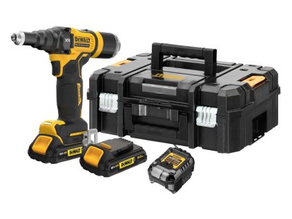 Nitovačka do 4,8mm 18V 2x2,0Ah Tstak DEWALT