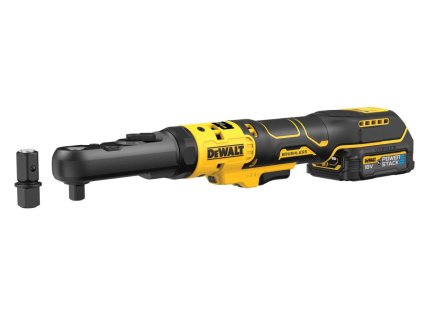 Račňa štvorcová výmenná hlava 1/2" a 3/8" 102Nm 18V 2x1,7Ah PUR vložka GFN kryt bezuhlíková DEWALT DCF510E2G
