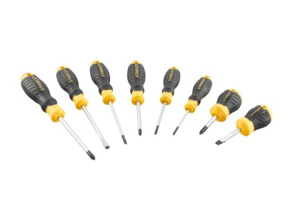 Sada skrutkovačov CushionGrip 8ks (PH, Paralel, Plochý) STANLEY STHT16167-0