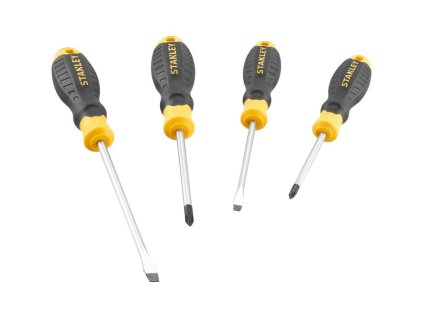 Sada skrutkovačov CushionGrip 4ks (PH1, PH2, Plochý) STANLEY STHT16169-0
