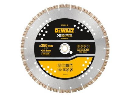 Kotúč segmentový diamantový ELITE 350x25,4mm DEWALT DT20461
