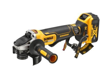 Brúska uhlová 125mm 18V 1000W plochá hlavica 2x5,0Ah Tstak bezuhlíková Lyanard Ready DEWALT DCG406P2LRT-QW