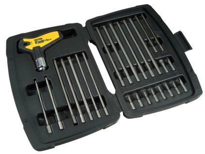 Sada račňových kľúčov s T rukoväťou 27 dielna kufrík STANLEY 0-79-153