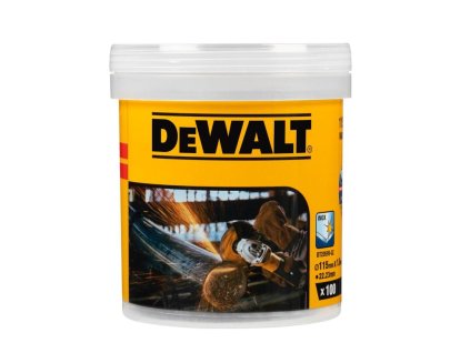 Kotúč rezný na nerez 115x1,0mm (v plastovej dóze 100ks) DEWALT DT20599