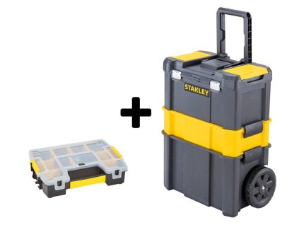 Box pojazdný + organizér STANLEY