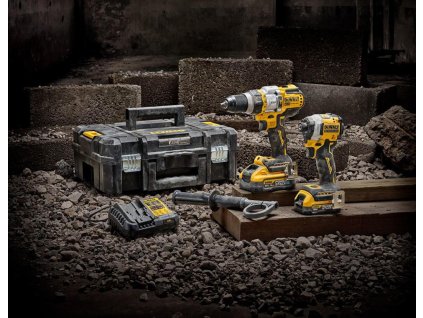 KOMBO SADA 18V PowerStack 1x5,0Ah 1x1,7Ah (DCD999+DCF850) Tstak II DEWALT