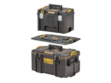Combo set boxov TSTAK 6 + TOUGHSYSTEM DS300 boxov + adaptér DEWALT