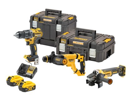 KOMBO SADA 18V 2x5,0Ah (DCD791+DCH263+DCG405) Tstak II DEWALT DCK327P2T